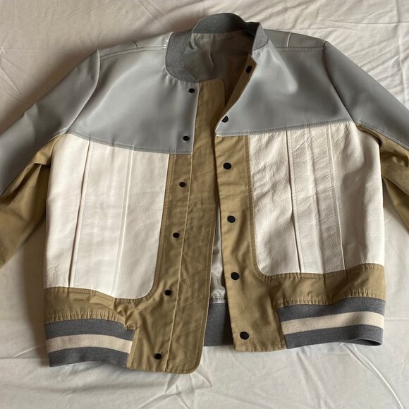 Tim Coppens men's med gray calf leather jacket, NWT - Picture 1 of 6